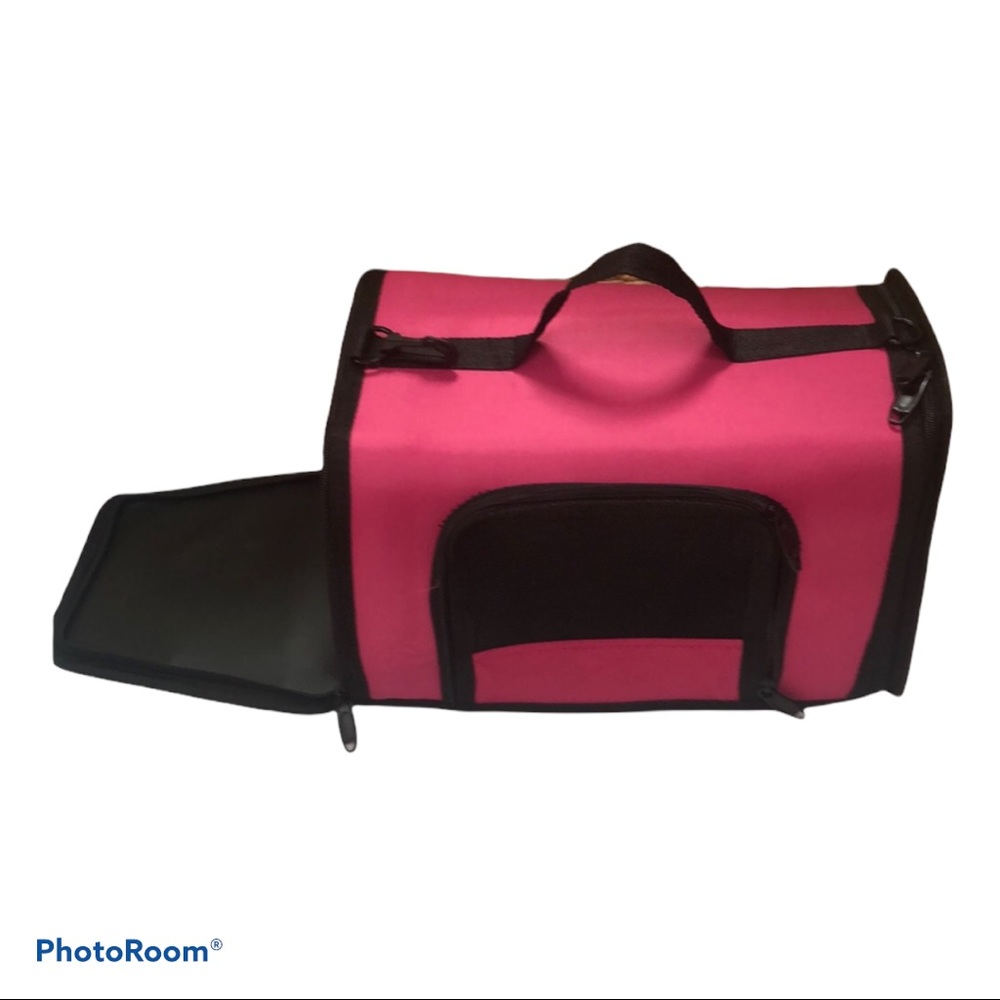Hot Pink‎ and Black Small Dog/Cat/Pet Carrier